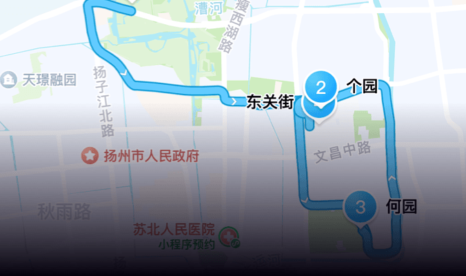 LBS精准导览场景图